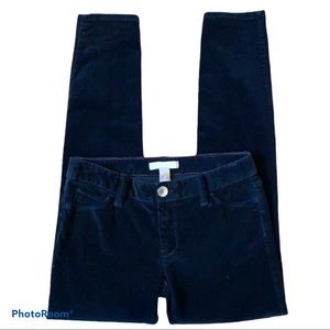 BANANA REPUBLIC | Skinny Ankle Cord True Navy EUC